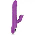 Fun Function Zenda Thruster & Rotation divkāršās darbības vibrators – 24.5 cm (9.6″) – violets — Foto 6