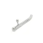 Kiotos Hollow Penis Plug with 2 Removable Knobs – 10.9 cm – Metal — Photo 6