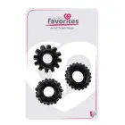All Time Favorites 3-Pack Cock Rings – Black — Photo 1