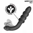 Addicted Toys divpusējs silikona masieris – 16.5 cm (6.5″) – Melns — Foto 3