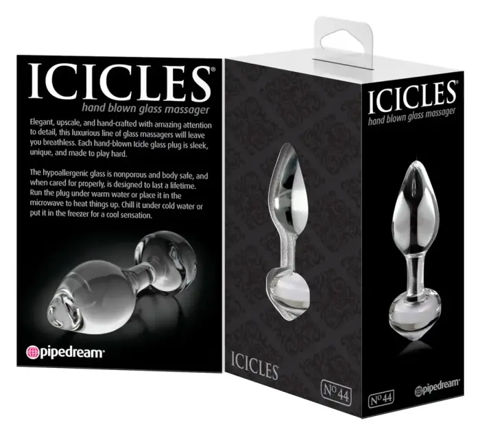 Icicles No. 44 Clear Dildo – 8 cm (3.1″) – Clear Photo