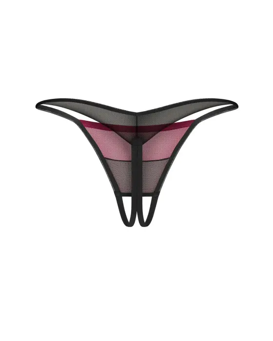 Parisel Open Crotch Mesh Thong – S/M