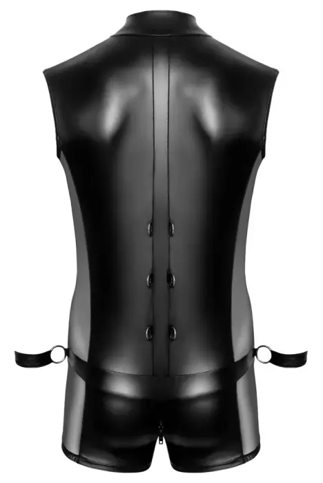 Svenjoyment Bondage kombinezons – melns Foto 9