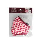 Lips – reusable cotton face mask with print — Photo 1