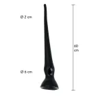 Extreme anālais trenažieris – 60 cm (23.6″) – Melns — Foto 1