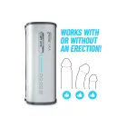 VacuGLIDE 2 Video Sync Stroker – sidabrinis Photo