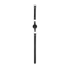 Ouch! Adjustable Breathable Ball Gag with Leather Straps – Black — Photo 2