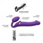 Strap-on vibraator – lilla — Foto 5