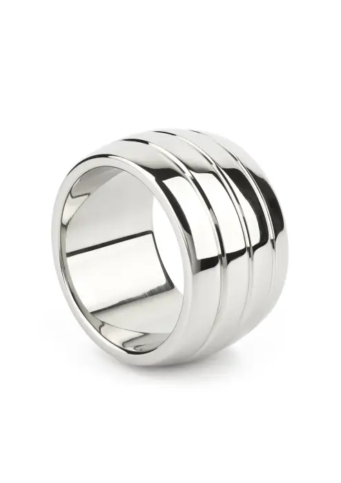 Mr. Steel ovalus varpos žiedas – 4 cm