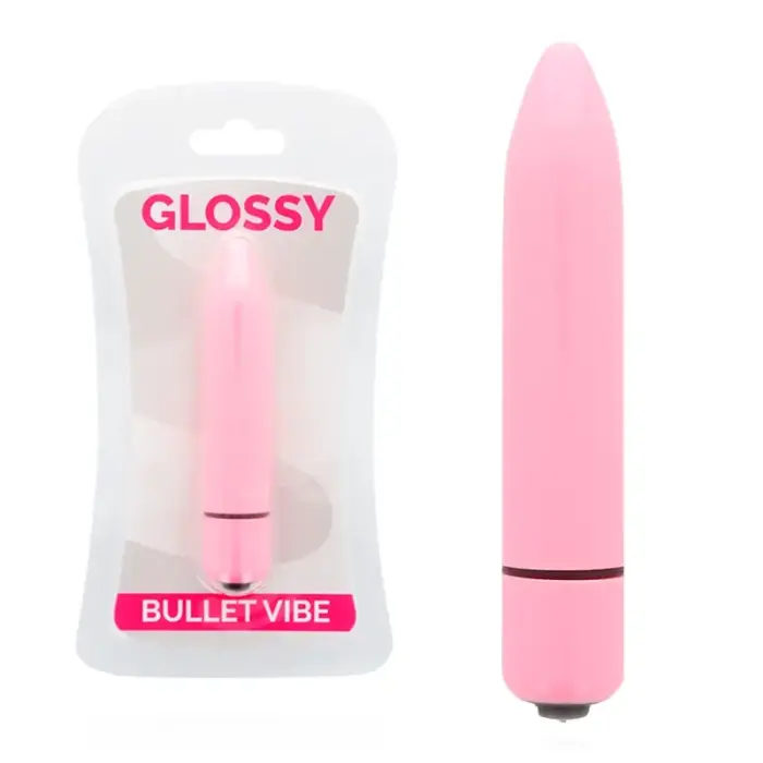 Мини-вибратор Glossy Thin – 8.7 см (3.4″) – розовый