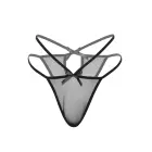 Scarlett brazīliešu biksītes – melnas – L/XL Foto 4