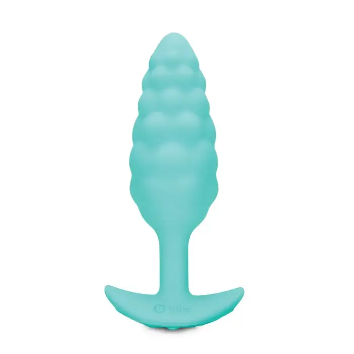 b-Vibe Texture Plug Bump anaaltapp – 12 cm – Roheline