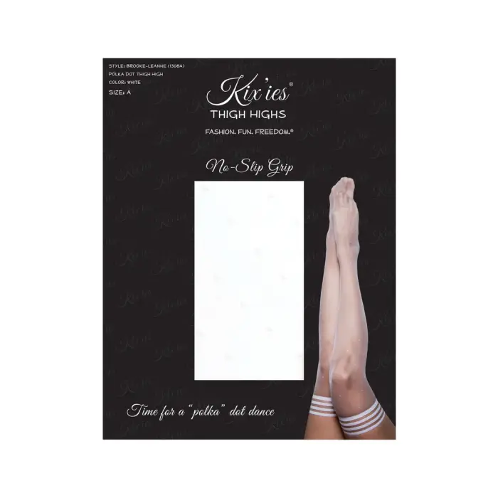 Kix'ies Brooke Leanne чулки до бедра – белые – B