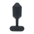 LEVELZ Large Vibrating Hexagonal Silicone Plug – L – Black — Photo 4