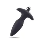 Deep and Strong Vibrating Anal Plug – 15 cm – Black — Photo 2