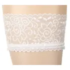 Cottelli Collection Hold-Up Stockings White Lace Top 17 Denier — Photo 5
