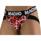 Macho MX28MR – jockstrap with double rear straps – military red – L — Photo 2
