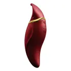 ZALO Hero Wine Red клиторальный стимулятор – 14.6 cm (5.75″) – красный — Фото 5