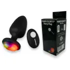 Power Escorts Party Plug Remote Vibrating Anal Plug – 10 cm (3.9″) – Black — Photo 2