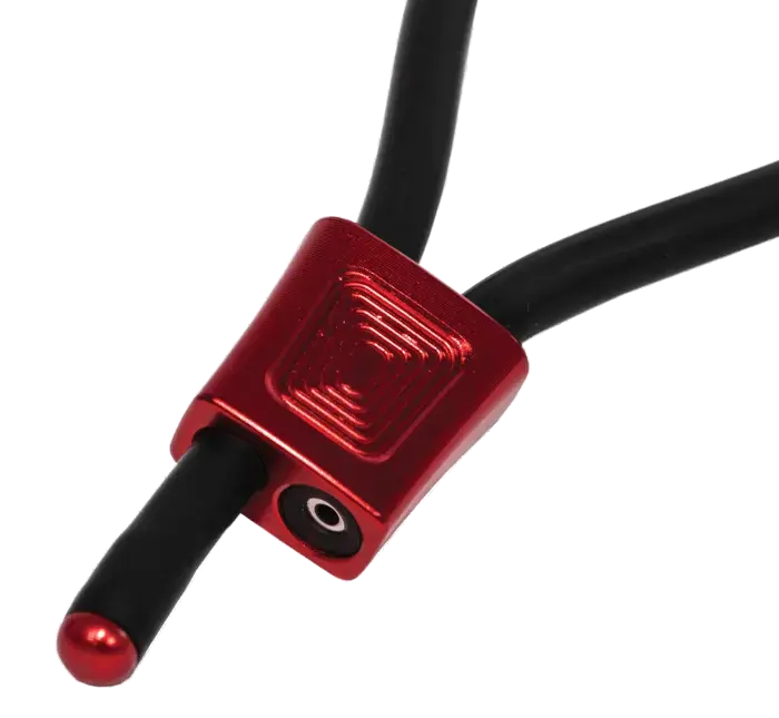 Prestige ElectraLoops regulējamais dzimumlocekļa gredzens – sarkans Foto 3