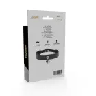 Coquette Chic Desire Vegan Leather Collar – Adjustable Elegant Accessory 43 cm – Black — Photo 6