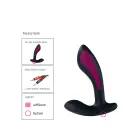 Mystim Flexing Flavio elektrostimulācijas anālais aizbāznis – melns Foto 2