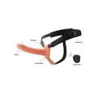 INFERNO dobais vibrējošs strap-on dildo – 18 cm (7″) – miesas krāsa — Foto 10