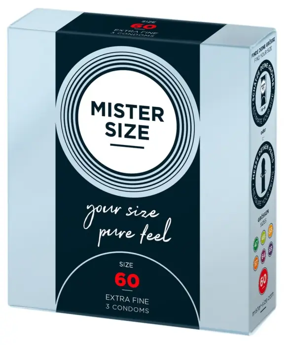 Mister Size 60 mm презервативы – 3 шт. Фото num