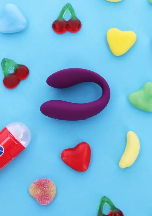 Bound Love pāru vibrators – violets Foto 4