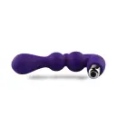 Vibrējošs anālais dildo – 15.5 cm – Violets Foto 4