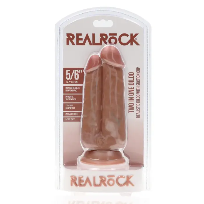 Kaks ühes dildo – 15.2 cm (6″) – Nahavärv