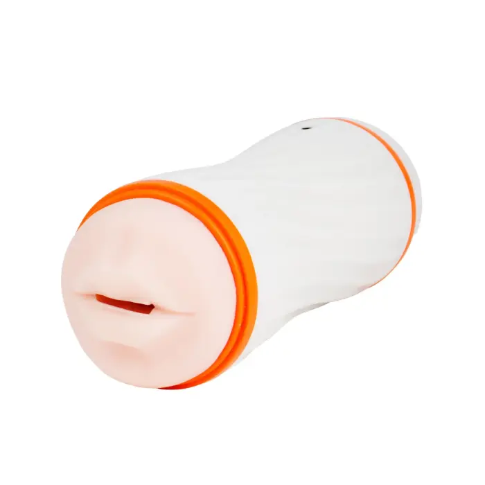 Sonic Embrace 2-in-1 vibrating masturbator – mouth & vagina