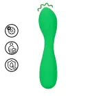 Loveline Mini Flexible Vibrator Green Bliss – компактный гибкий силиконовый вибратор – зелёный — Фото 1