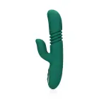 Tõukav jänese vibraator – 18 cm (7″) – roheline — Foto 6