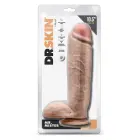 DR. SKIN Mr. Mister dildo munanditega – 28 cm (11″) – Nahavärv — Foto 1