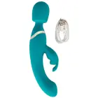Sweet Smile 3-in-1 Wand Rabbit Vibrator – multi-function vibrator – silicone – 3 motors – wand and rabbit — Photo 10