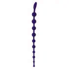 INTENSE Jaiden lanksčios silikoninės analinės karoliukų grandinėlės – 34 cm – Violetinė — Nuotrauka 2