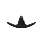 Maināms noapaļots anālais spraudņu komplekts – M – 10 cm (3.9″) – Melns — Foto 5