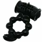 Baile Sweet Ring Dual-Stimulation Silicone Intimate Ring – Black — Photo 6