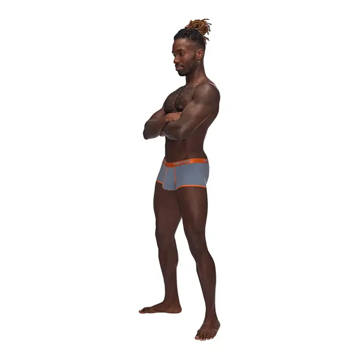 Male Power Uplift Mini Short – Grey – S