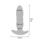 The Tough Thrusting Vibrating Anal Plug – Blue — Photo 4