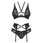 Obsessive Alessya 3-daļīgs apakšveļas komplekts – XS/S — Foto 4