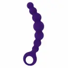 Intense Max elastīga silikona anālo bumbiņu ķēde – 18.5 cm – Violets — Foto 5