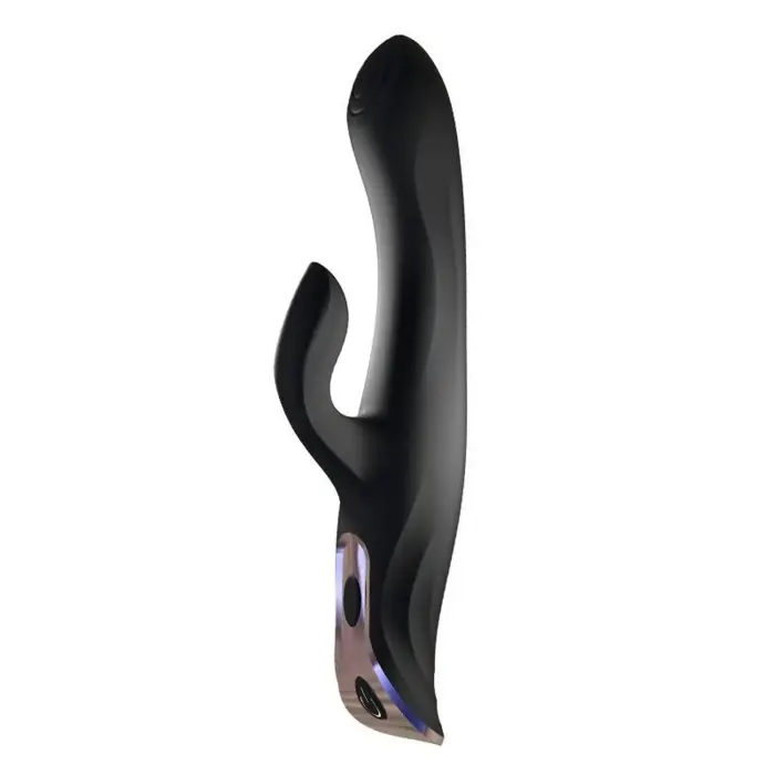 Power Escorts Rachel Deluxe daugiagreitis vibratorius – 23 cm (9″) – juodas