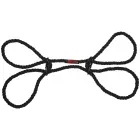 Restrain 6mm конопляные фиксаторы для запястий или ног – чёрные — Фото 2