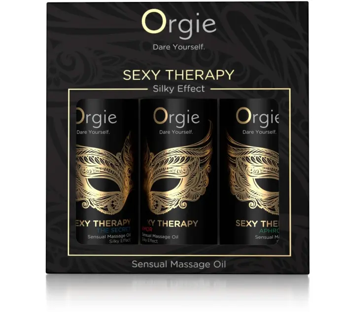 Orgie Sexy Therapy Mini Size Collection – 3 × 30 ml massage oils