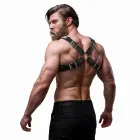 Fetish Submissive Attitude Men's Chest Harness Eco-Leather Adjustable Black – One Size — Photo 5