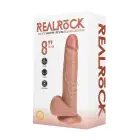 Realistiškas vibruojantis dildas su sėklidėmis – 20.5 cm (8″) – kūno spalva — Nuotrauka 1