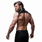Fetish Submissive Attitude – Brigade eco-leather men's chest harness – black – one size — Photo 5