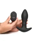 Rim Slide - Sliding Ring Silicone Butt Plug – 13.5 cm (5.3″) – Black — Photo 6